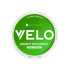 Premium VELO-Bright-Spearmint functional energy pouch by ZestPulse, designed for instant focus and clarity, isolated on a clean background.