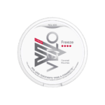 Premium VELO-Freeze functional energy pouch by ZestPulse, designed for instant focus and clarity, isolated on a clean background.