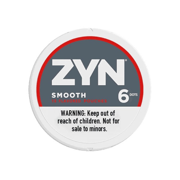 Premium ZYN-Smooth functional energy pouch by ZestPulse, designed for instant focus and clarity, isolated on a clean background.